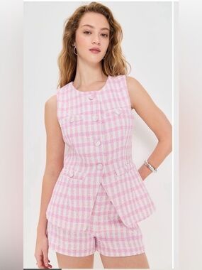 Endless Rose Tweed Vest size xs